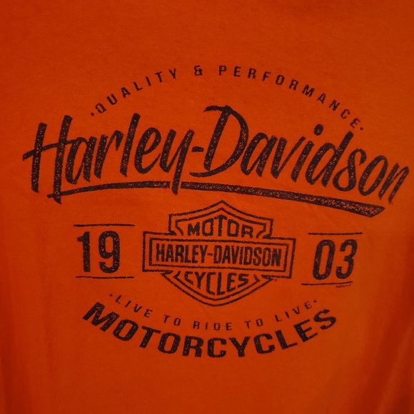 Harley Davidson t shirt short sleeves 100% cotton size 2X. - Picture 5 of 9